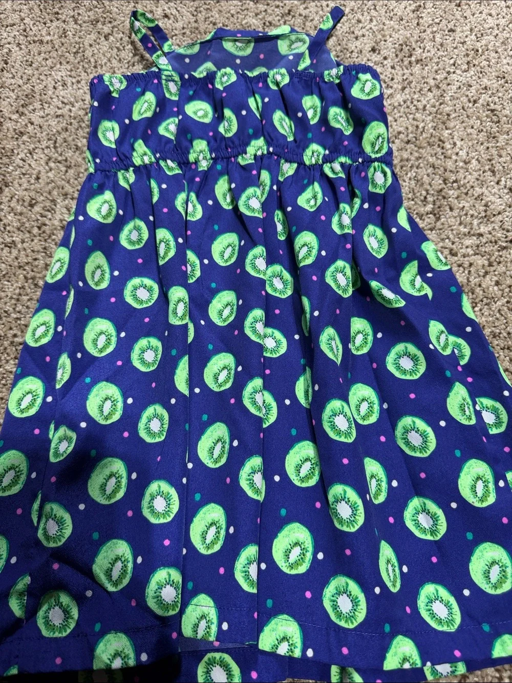3 Dresses!Gymboree Navy Flower Dress 4t, Harper Canyon Blue Dress 4, Kiwi Dress